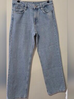 Massimo Dutti Light Blue Straight-Leg Jeans SIZE 6